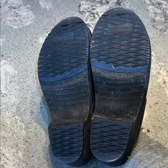 Vintage Hanna Andersson Swedish Wooden Black Suede Clogs Size EU40 - Picture 7 of 8